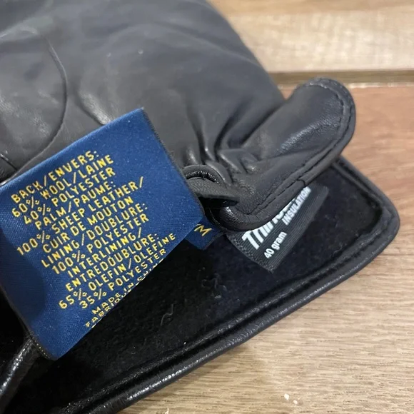 Polo Ralph Lauren Leather Gloves - Picture 3 of 3
